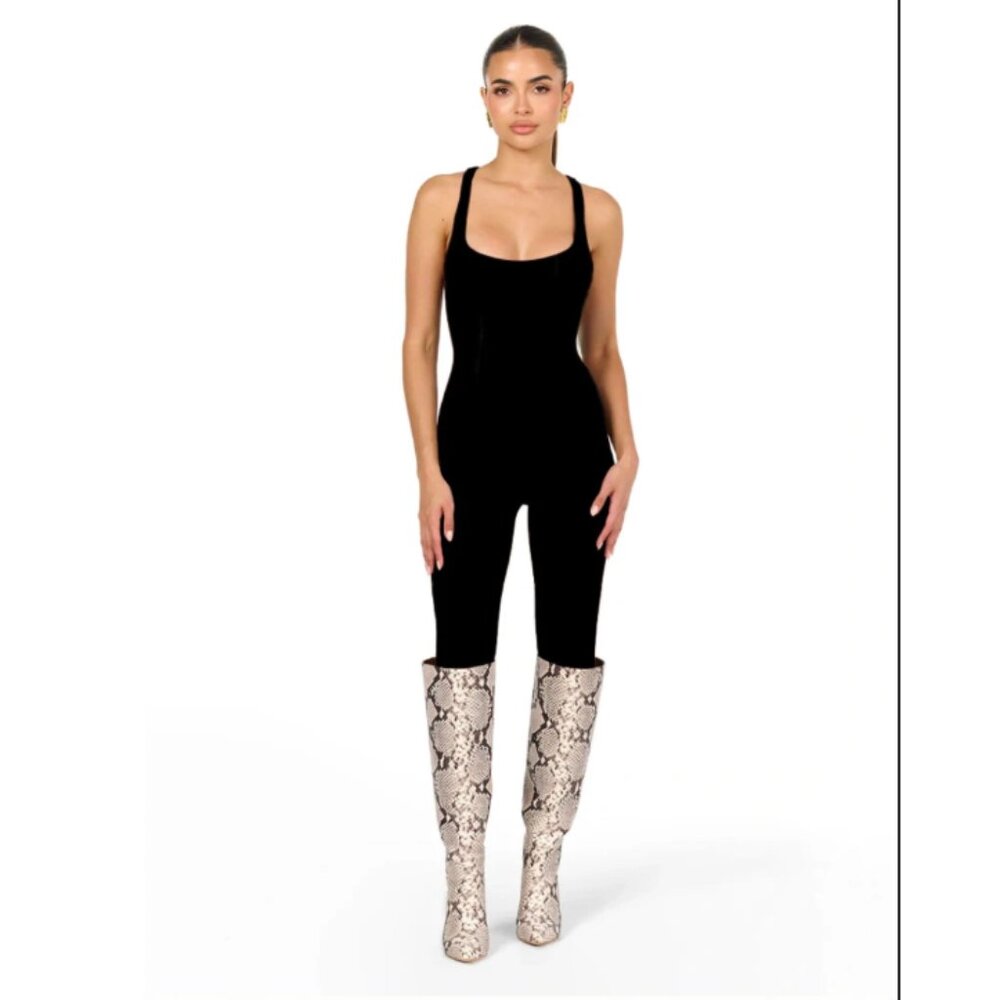 Sculpt Racerback Jumpsuit, size XS